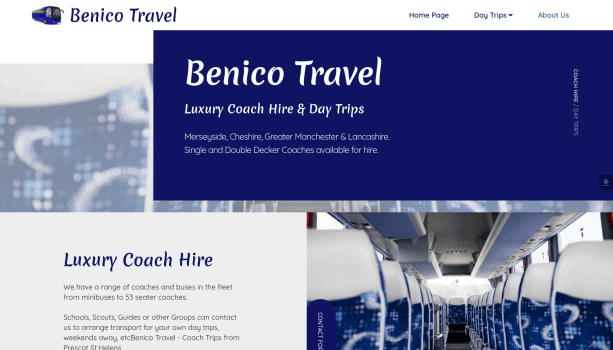 Benico Enterprises Portfolio - Coach Hire and Day Trips